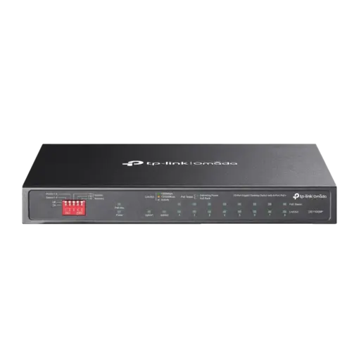 מתג שולחני +DS110GMP PoE מבית OMADA