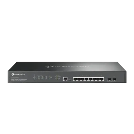 מתג רשת Omada SG3210XHP 8 פורטים POE+ 2.5G 10SFP באחריות יבואן רשמי 3 שנים