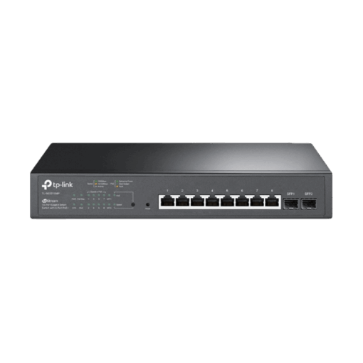 מתג רשת TP-Link TL-SG2210MP 8 פורטים POE+ 150W 2SFP גיגה-ביט מנוהל באחריות יבואן רשמי