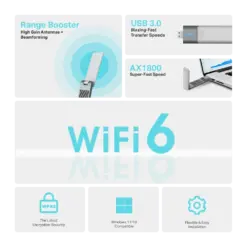 Alternative view of ‏Archer TX20UH AX1800 USB מבית TP-LINK