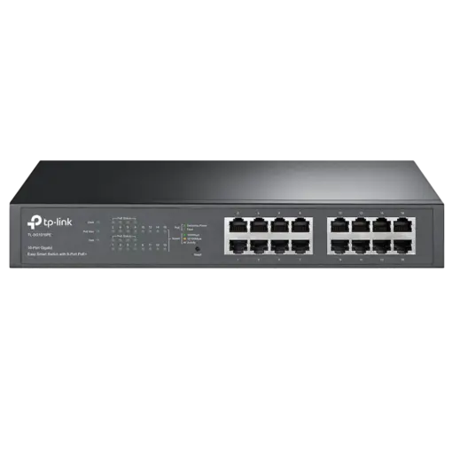 מתג רשת POE+ 16 פורטים 8+8 110W באחריות יבואן רשמי