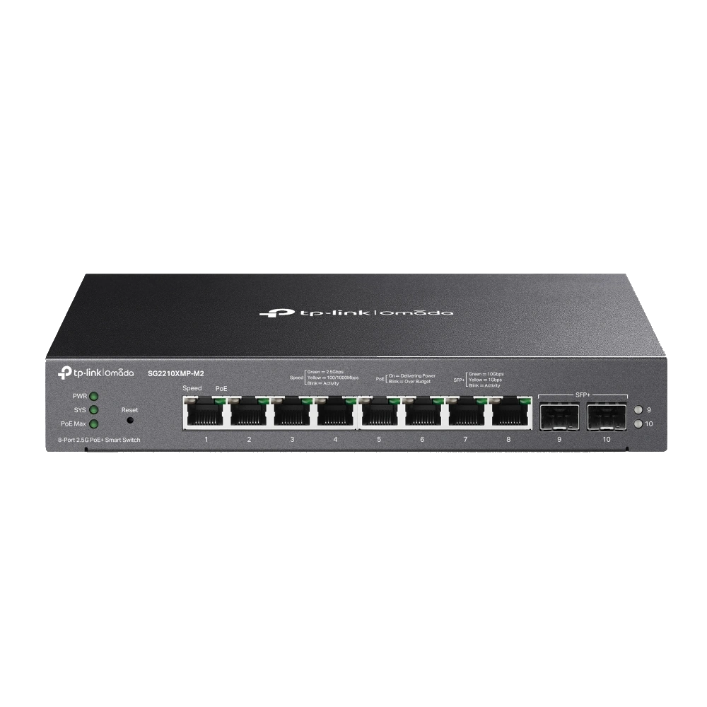 מתג PoE מנוהל SG2210XMP-M2 מבית OMADA – תמונה 2