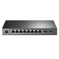 Alternative view of מתג רשת TP-LINK 8 פורטים GIGA POE+ 58W 10/100/1000Mbps 2 יציאות SFP באחריות יבואן רשמי 3 שנים
