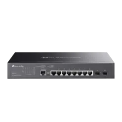 Alternative view of מתג רשת TP-Link מנוהל 8 פורטים Gigabit L2/L3 עם 2 יציאות SFP באחריות יבואן רשמי