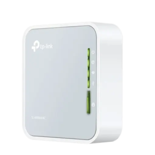 נתב אלחוטי נייד TP-LINK AC750 300Mbps 5GHz לשיתוף רשת באחריות יבואן רשמי 3 שנים