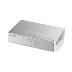מתג רשת Zyxel GS-105B 5 פורטים 10/100/1000 Gigabit קומפקטי עם QoS באחריות יבואן רשמי