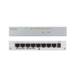 מתג רשת Zyxel GS-108B 8 פורטים Gigabit מתכתי 10/100/1000 QoS באחריות יבואן רשמי