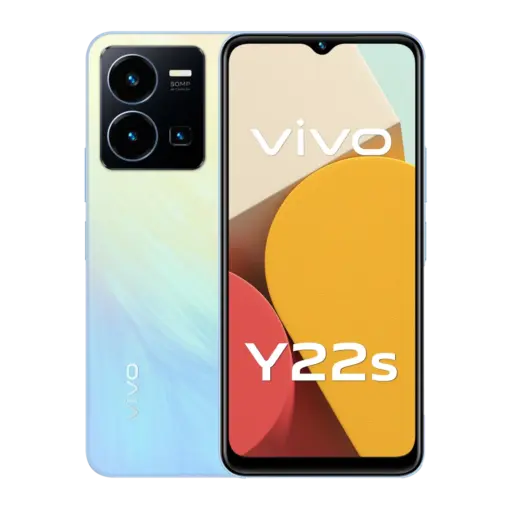 סמארטפון vivo דגם Y22s בצבע תכלת שמים