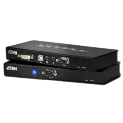 Alternative view of CE600 DVI-D 2XCAT5 KVM EXTENDER מבית ATEN