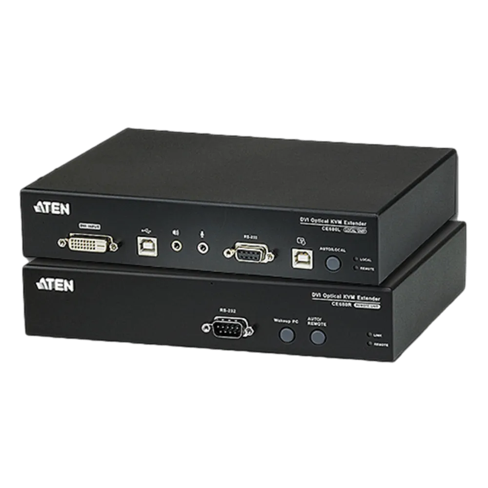 ATEN USB DVI Optical KVM Extender CE680 – תמונה 2