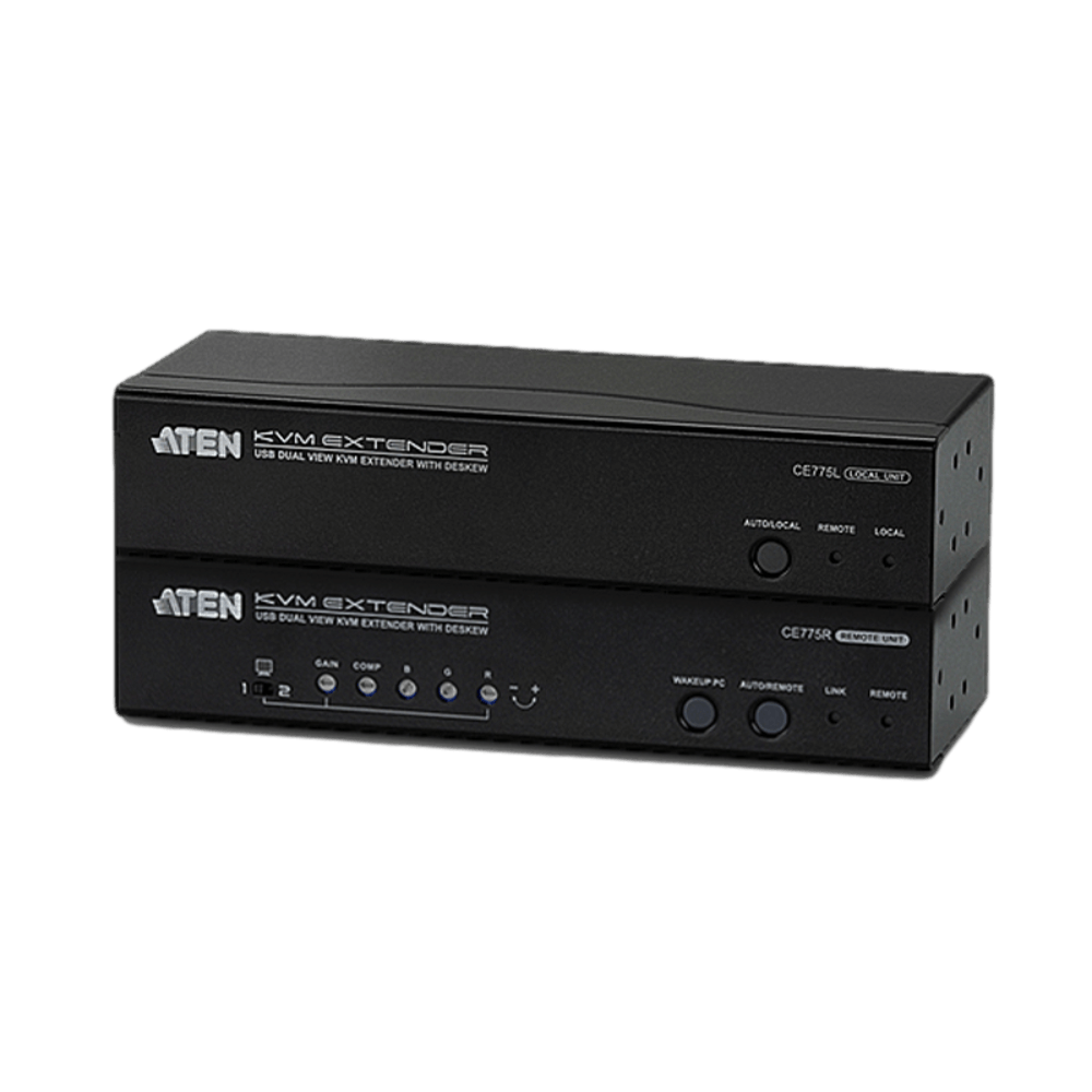 ATEN USB VGA Dual View Cat 5 KVM Extender CE775 – תמונה 3