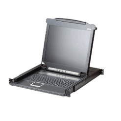 Alternative view of CL1000M 17 LCD 1P KVM PS 2 VGA מבית ATEN