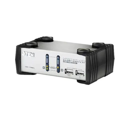 CS1732A 2-Port PS 2-USB VGA Audio מבית ATEN
