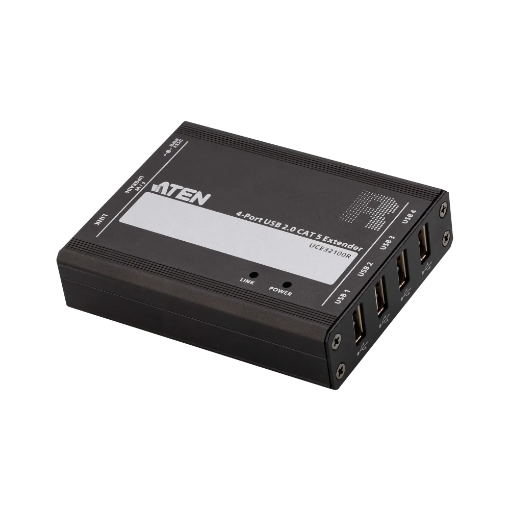 UCE32100 4-Port USB 2.0 100m Ext מבית ATEN