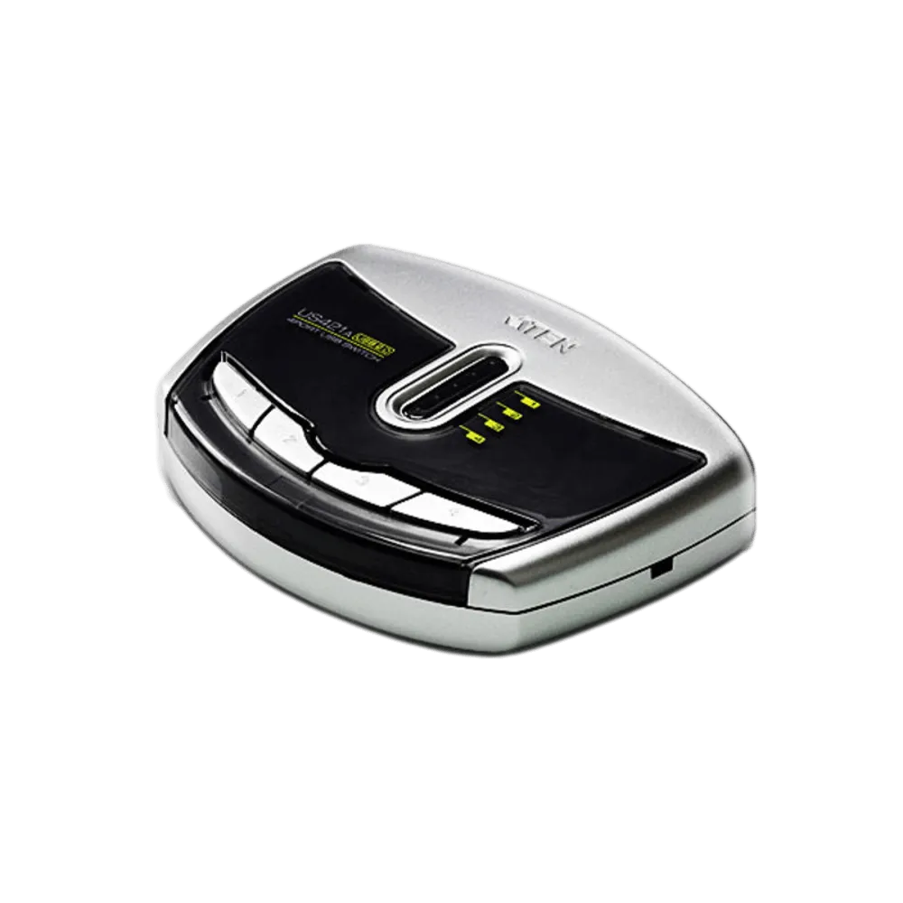 ATEN 4-Port USB 2.0 Peripheral Switch US421A – תמונה 2