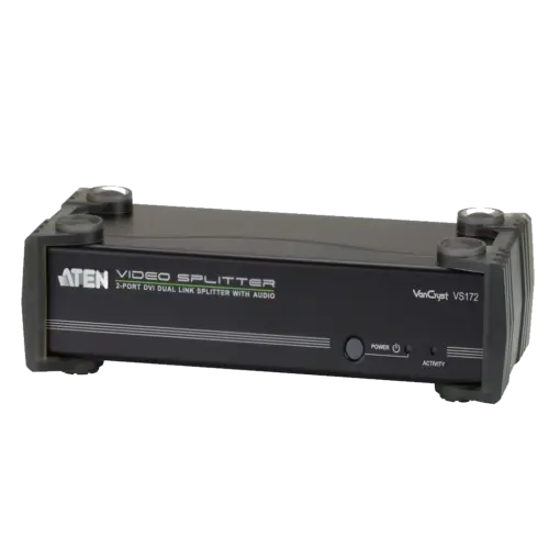 VS172 2-Port DVI Dual Link Audio Splitter מבית ATEN