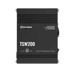 מתג תעשייתי‏TSW200 POE+ ‎ מבית TELTONIKA