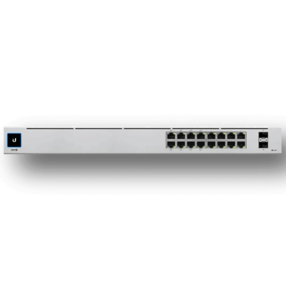 מתג רשת UBIQUITI USW-16-POE 16 יציאות גיגה POE 42W באחריות יבואן רשמי – תמונה 4