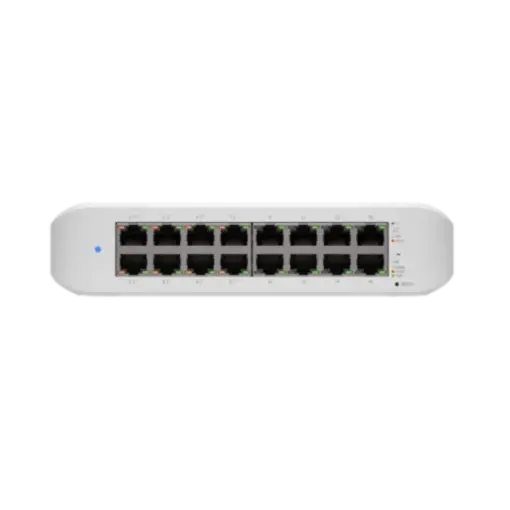 מתג רשת UBIQUITI USW-16-POE 16 יציאות גיגה POE 42W באחריות יבואן רשמי
