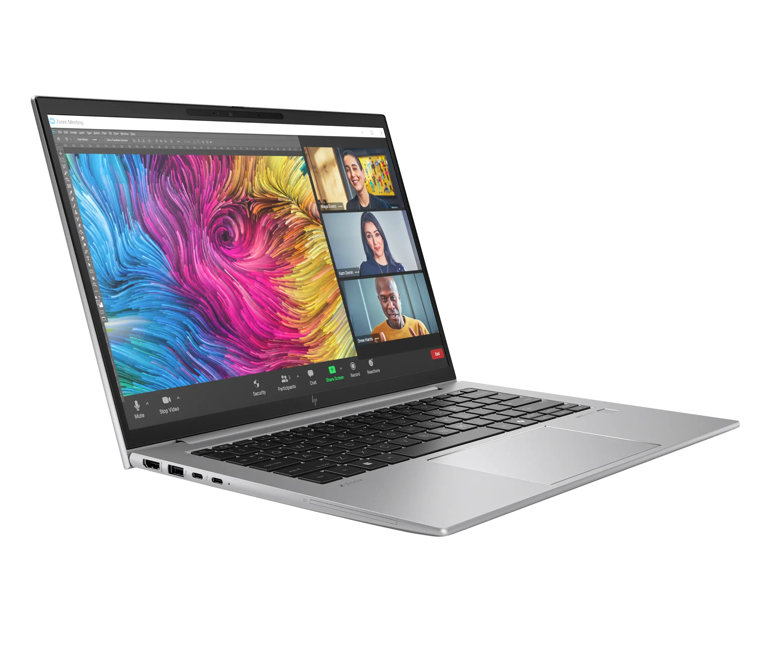 HP ZBook Firefly14|Ryzen 7 PRO 8840HS | 1TB |16GB| W11p|14|Radeon™ 780M – תמונה 4