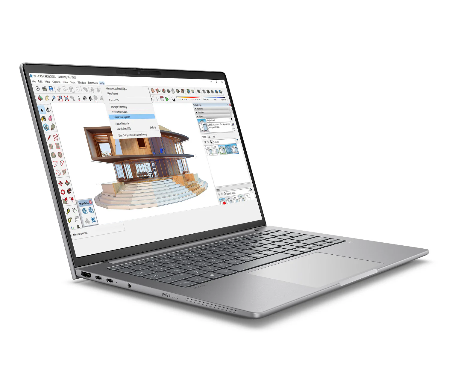 HP ZBook 8 G1i 14 U7-255H |1TB|16GB|W11p64|RTX 500|5YW – תמונה 3
