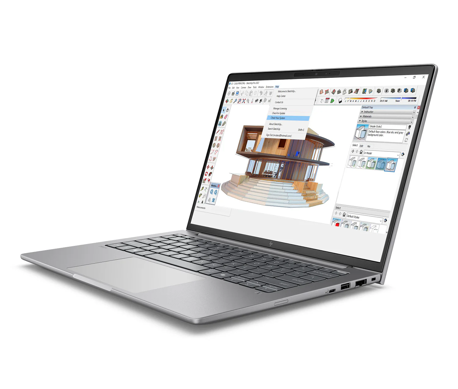 HP ZBook 8 G1i 14 U7-255H |1TB|16GB|W11p64|RTX 500|5YW – תמונה 2
