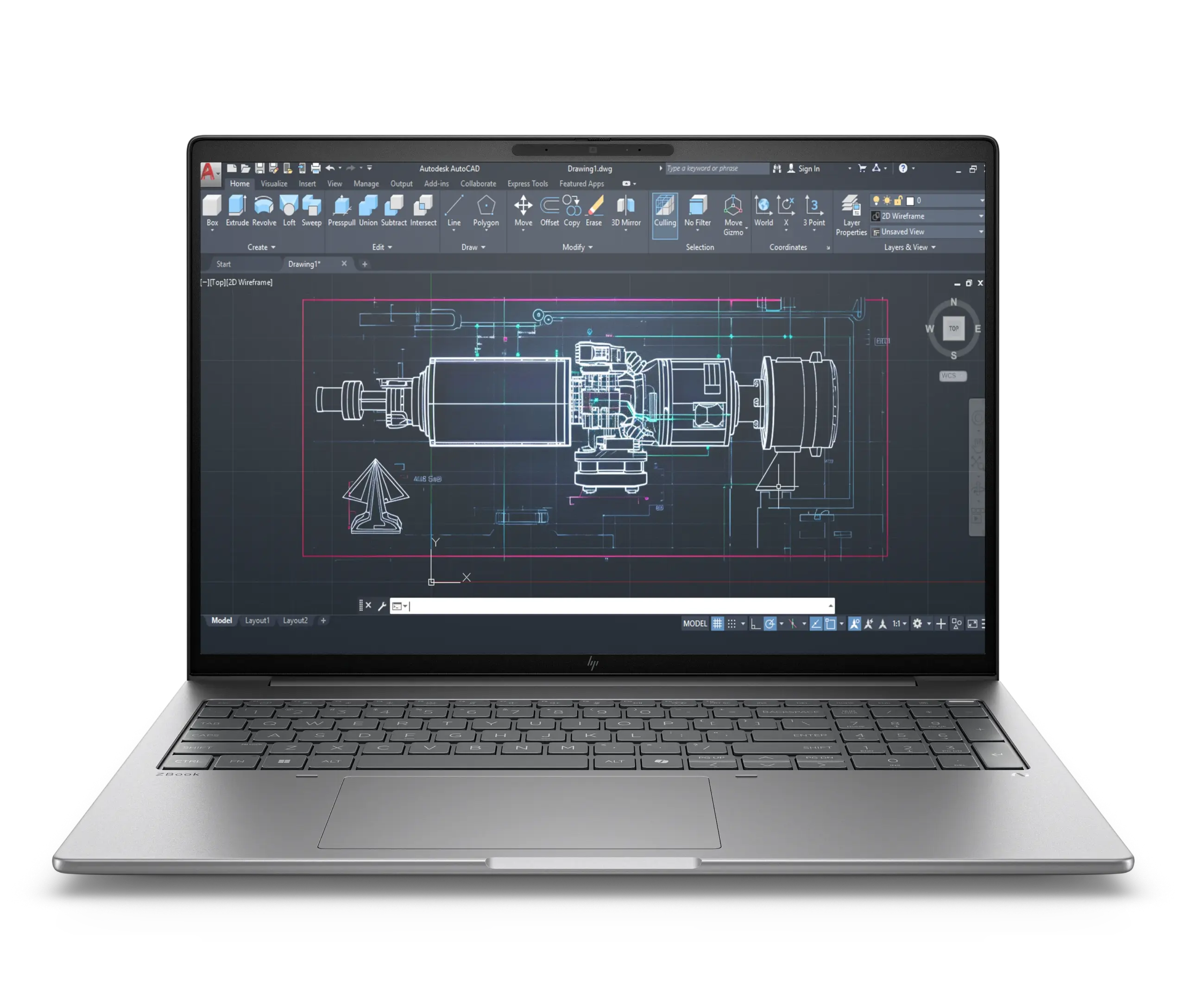 HP ZBook 8 G1i 16 U7-255H |1TB|16GB|W11p64|RTX 500|5YW – תמונה 2
