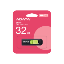 Alternative view of זיכרון נייד ADATA UC300 ירוק 32GB USB-C 5Gbps באחריות יבואן רשמי