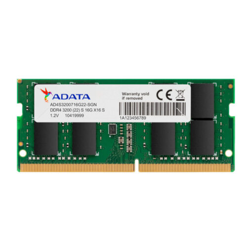 זיכרון למחשב נייד ADATA 16GB DDR4 3200MHz SO-DIMM CL22 1.2V באחריות יבואן רשמי