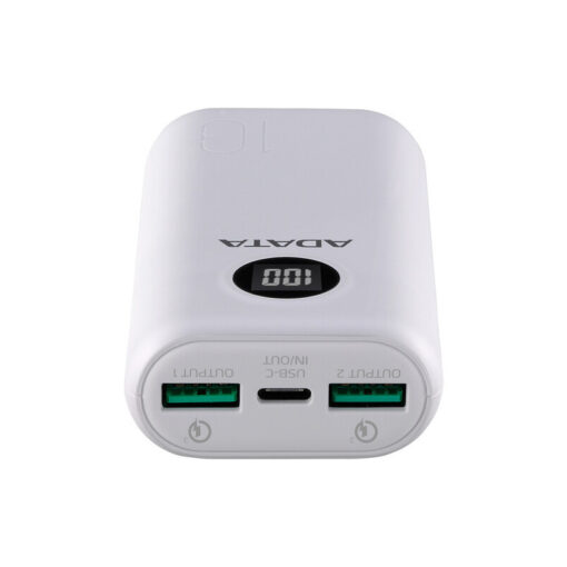 ADATA AP10000QCD 10,000mAh Power Bank USB White