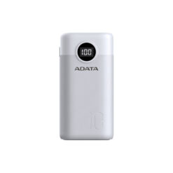 Alternative view of ADATA AP10000QCD 10,000mAh Power Bank USB White