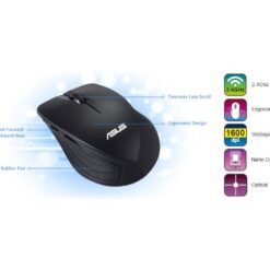 Alternative view of עכבר אלחוטי ASUS WT465 V2 Ergonomic design 2.4GHZ Black