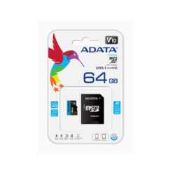 Alternative view of ADATA MICROSDHC 64GB AUSDX64GUICL10A1-RA1