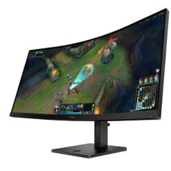 Alternative view of HP OMEN MONITOR 34c G2 WQHD 180Hz 1Ms Curved Gaming 1YW
