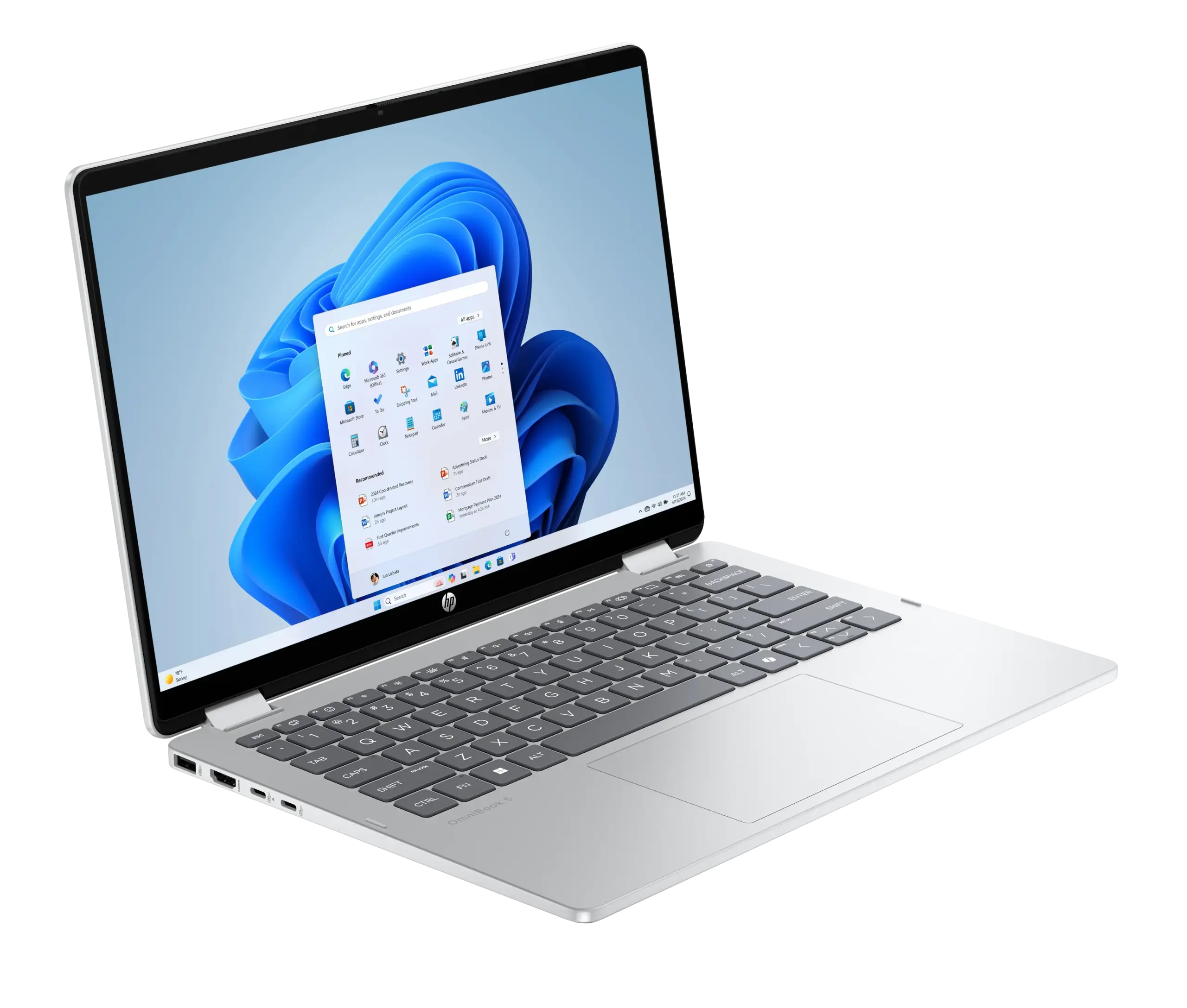 HP OmniBook 5 14-fp0007n Core7-150U|16G|512G|14|OLED|TOUCH|3YR – תמונה 6