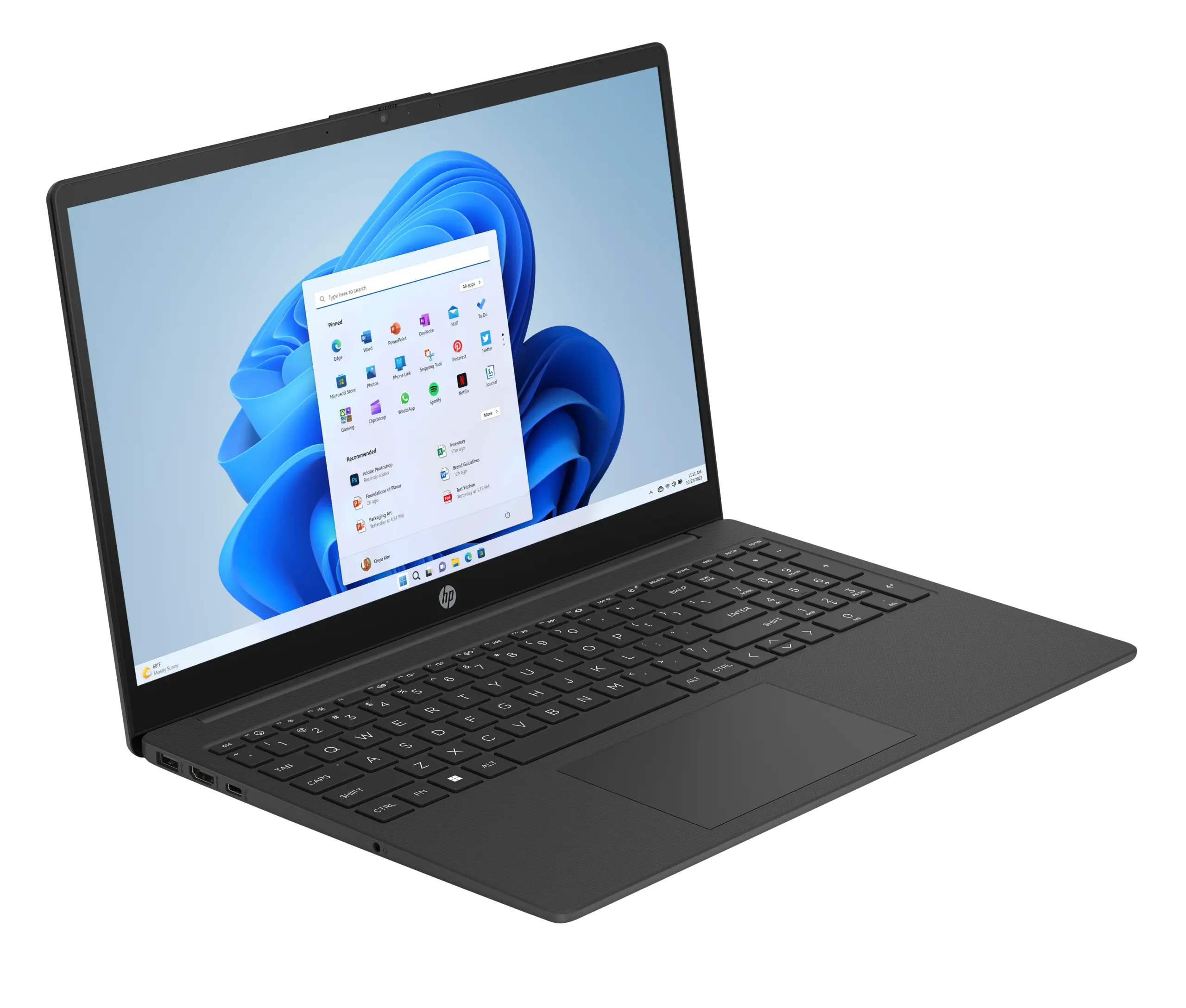 HP Laptop 15-fd0096nj - i3-N305U|8GB|256GB|15.6 FHD|W11H|1Y