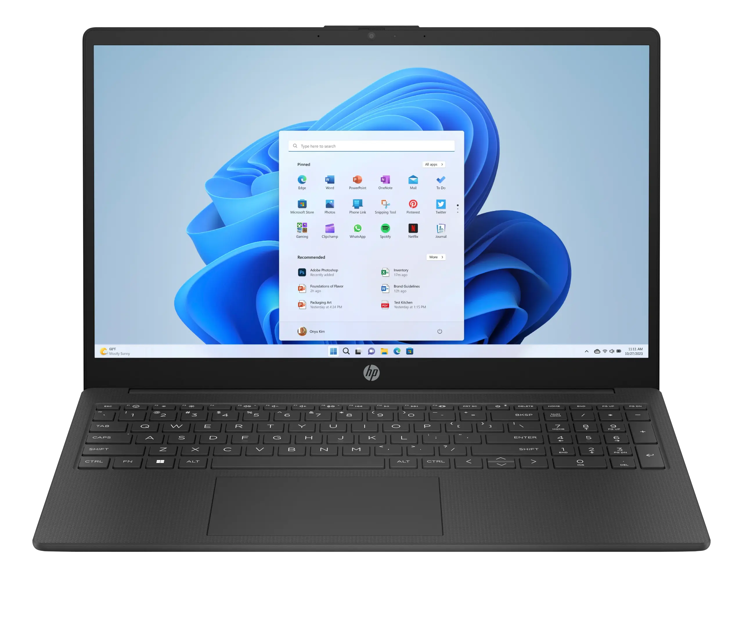 HP Laptop 15-fd0096nj - i3-N305U|8GB|256GB|15.6 FHD|W11H|1Y – תמונה 3