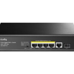 Alternative view of מתג לא מנוהל CUDY GS1005PTS1 5PORT 1GB POE 1XSFP total 120W
