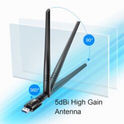 Alternative view of כרטיס רשת USB אלחוטי Cudy AC1300 Dual-Band High Gain Wi-Fi WU1400