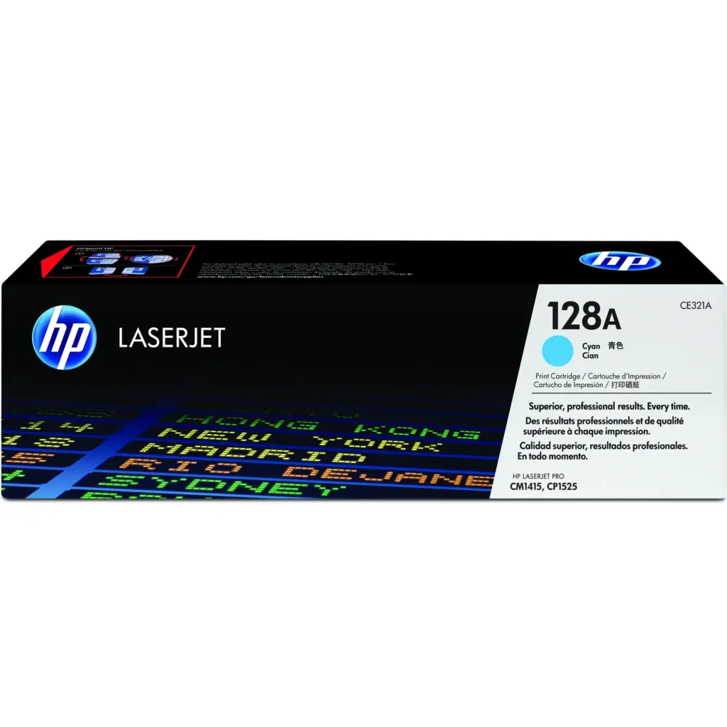 טונר ציאן CP-1525 1415 מקורי CE321A