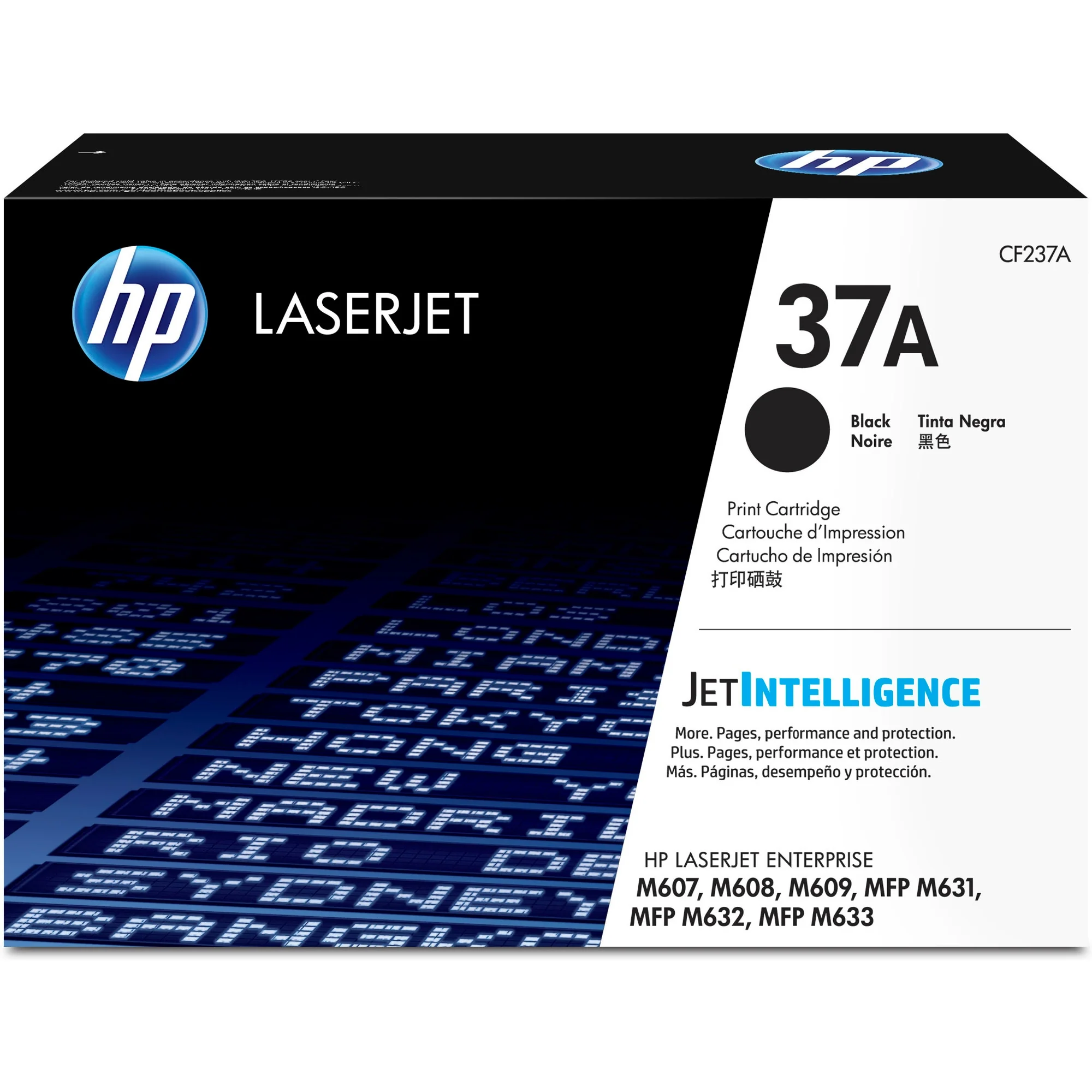 טונר HP 37A למד' M607 מקורי CF237A