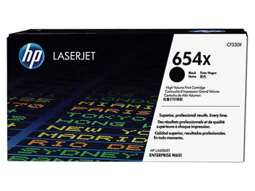 טונר HP שחור 654X לליזר CF330X M651