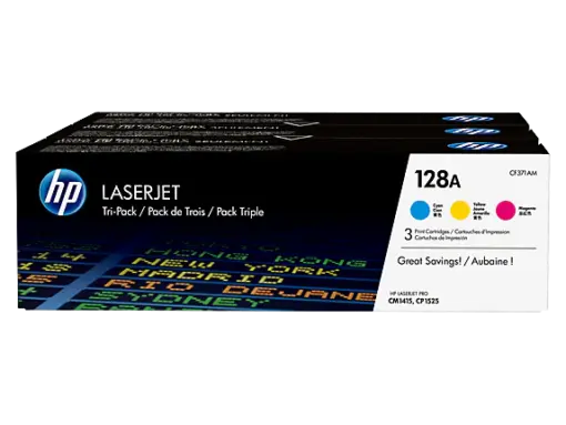 מארז טונרים HP128A CE321-3 מקורי