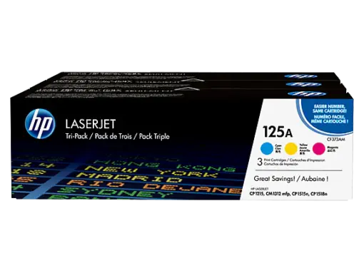 מארז טונרים HP 125ACB541-3 מקורי