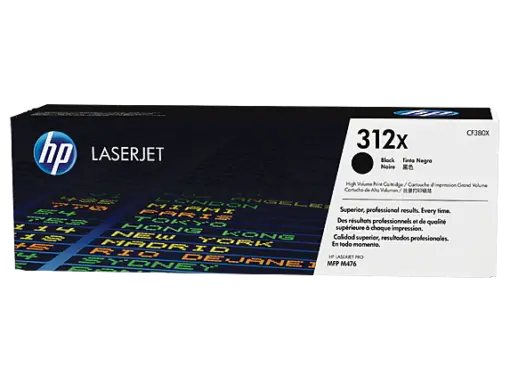 טונר HP שחור 312X לליזר CF380X M476