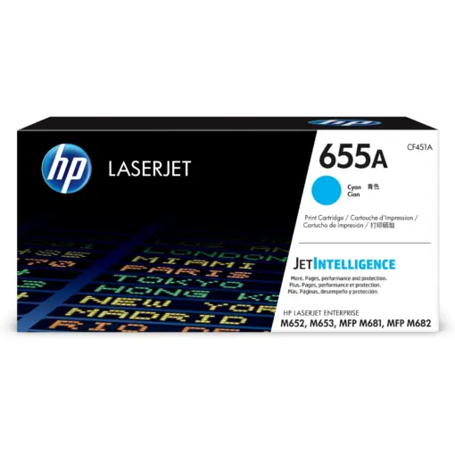 טונר HP ציאן 655A לליזר CF451A E65050