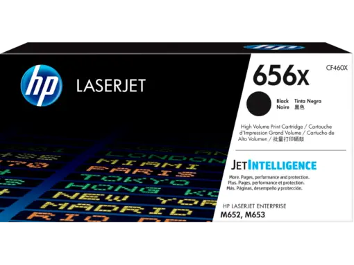 טונר HP שחור 656X לליזר CF460X M652