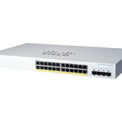 מתג מנוהל CISCO 24 PORT POE 8WX24 1GB 195W 4X1G SFP