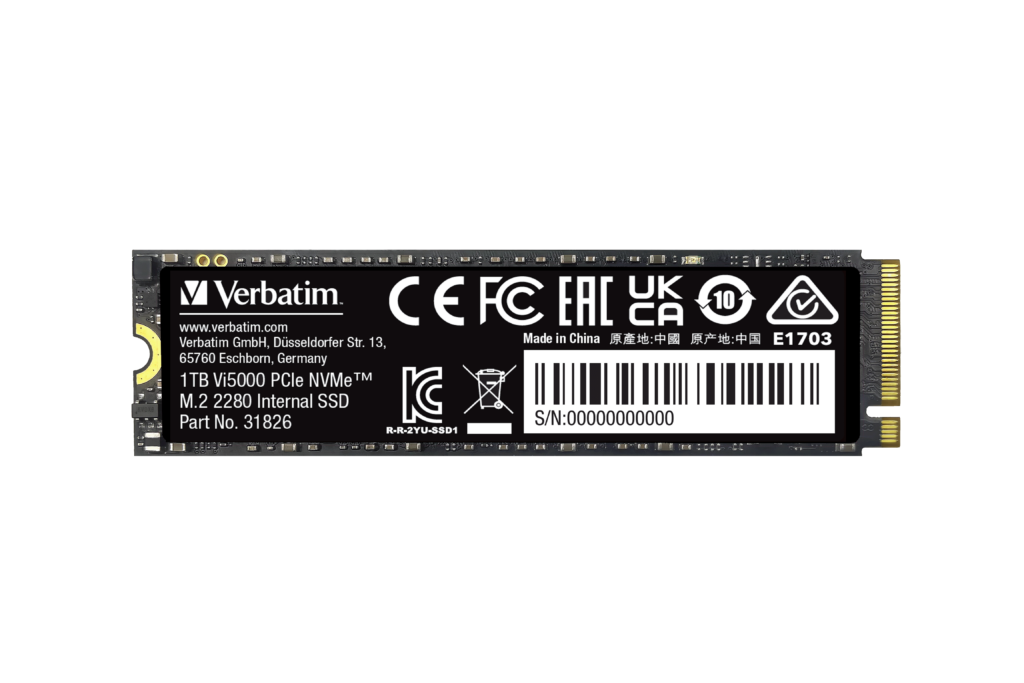 VERBATIM VI5000 PCIE4 NVME M.2 SSD 1TB