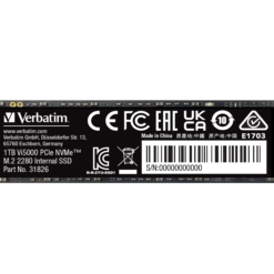 VERBATIM VI5000 PCIE4 NVME M.2 SSD 1TB